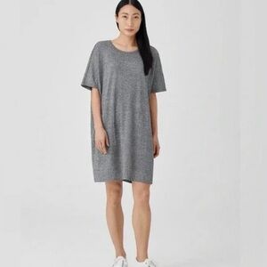 Eileen Fisher Gray T-Shirt Dress